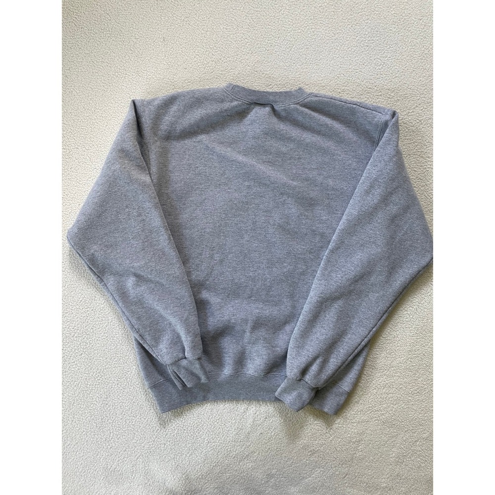 Champion Mens Small Sweatshirt Gray West Virginia Eco Fleece Crewneck Pullover - Picture 11 of 12